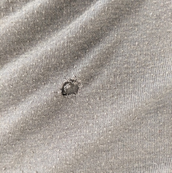 Gray-Green  super soft V-Neck Tee - Picture 3 of 3